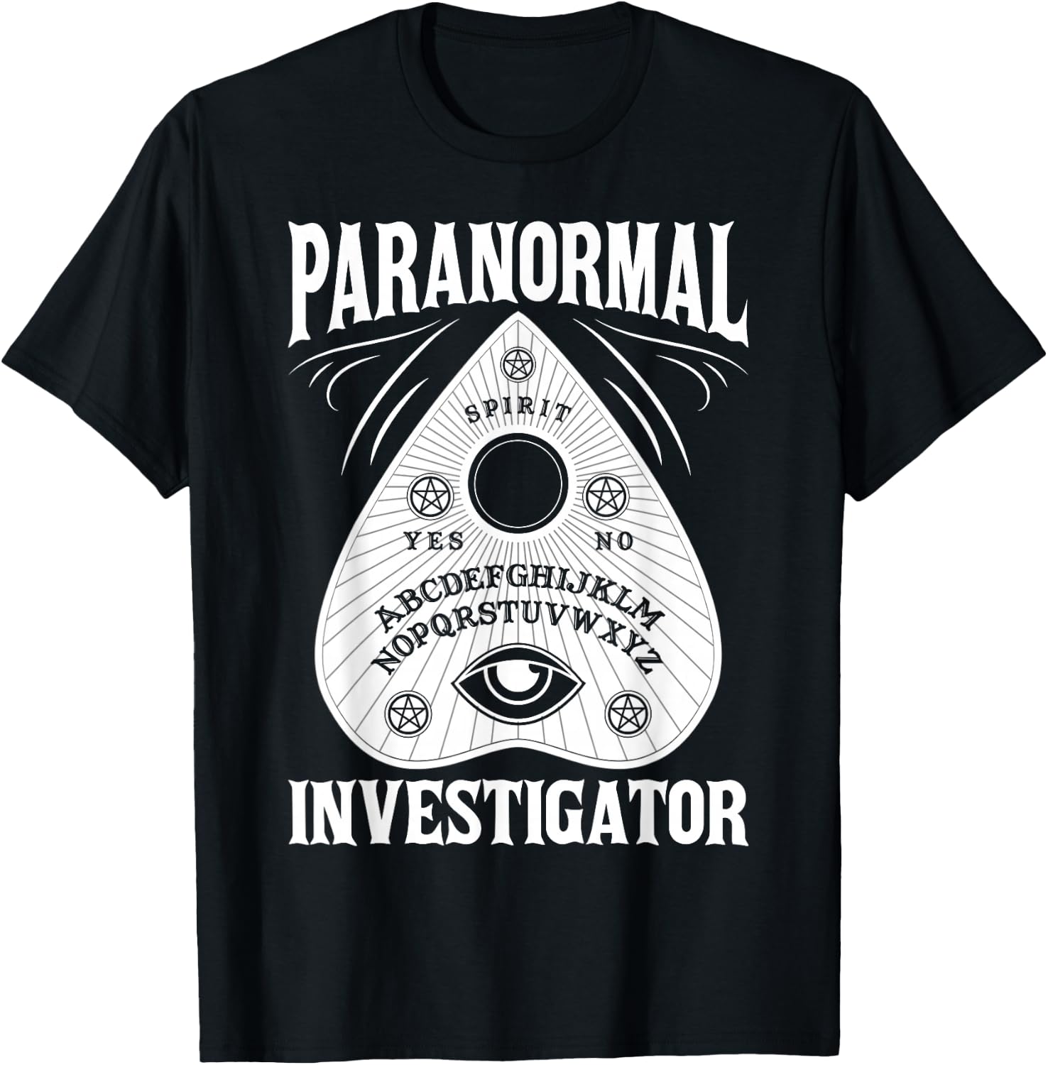 Ghost Hunting Paranormal Investigator T-Shirt - T-Shirt | Black