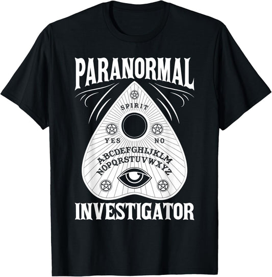 Ghost Hunting Paranormal Investigator T-Shirt - T-Shirt | Black