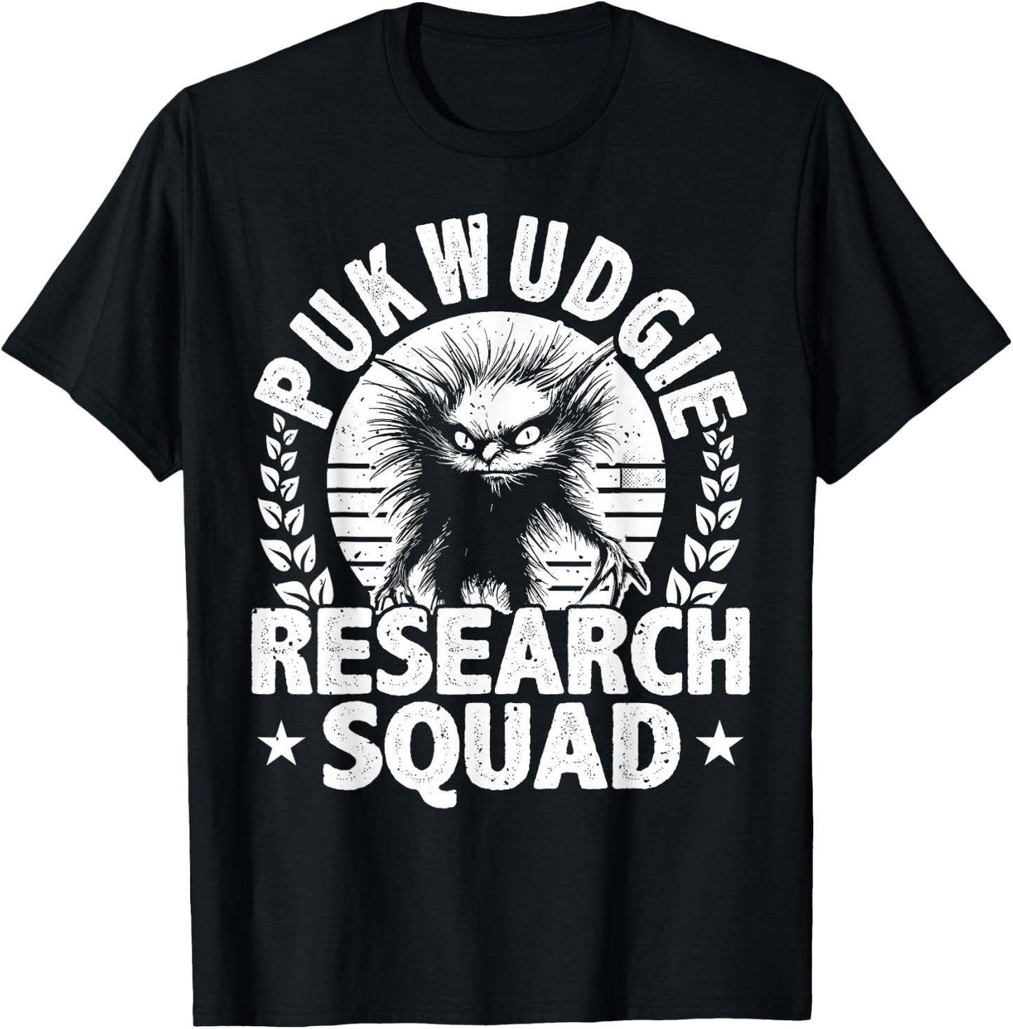 Pukwudgie Cryptid & Folklore Myths For A Cryptozoologist T-Shirt - T-Shirt | Black