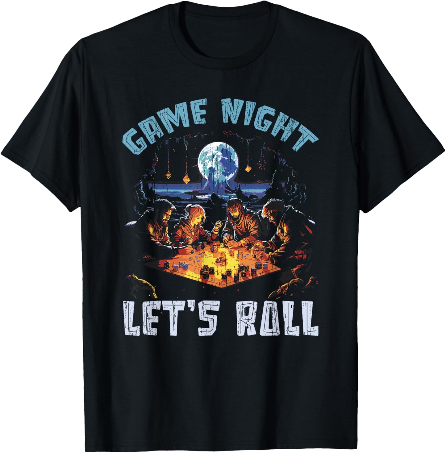 RPG Gaming Role Playing D20 Tabletop Games Funny RPG Gamer T-Shirt - T-Shirt | Black