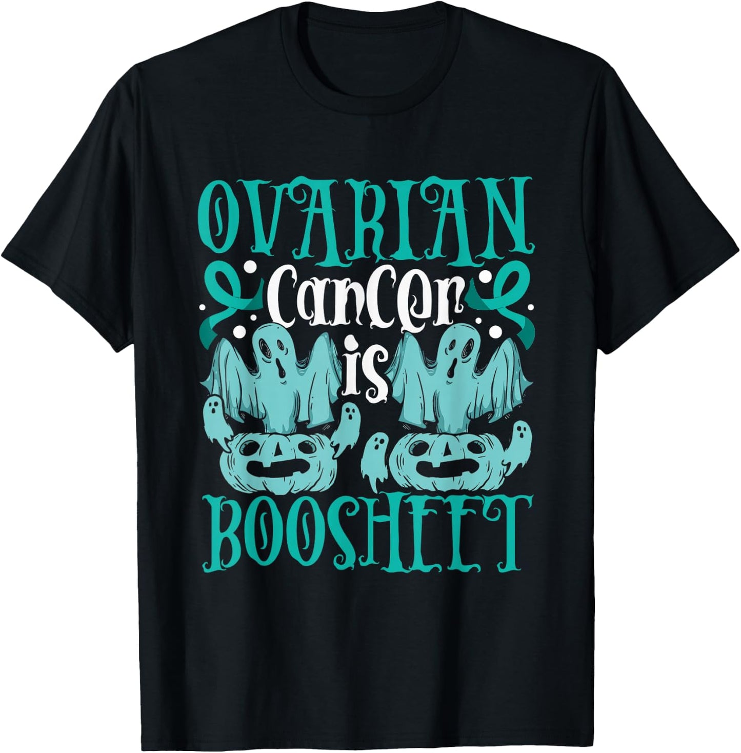 Ovarian Cancer Awareness T-Shirt - T-Shirt | Black