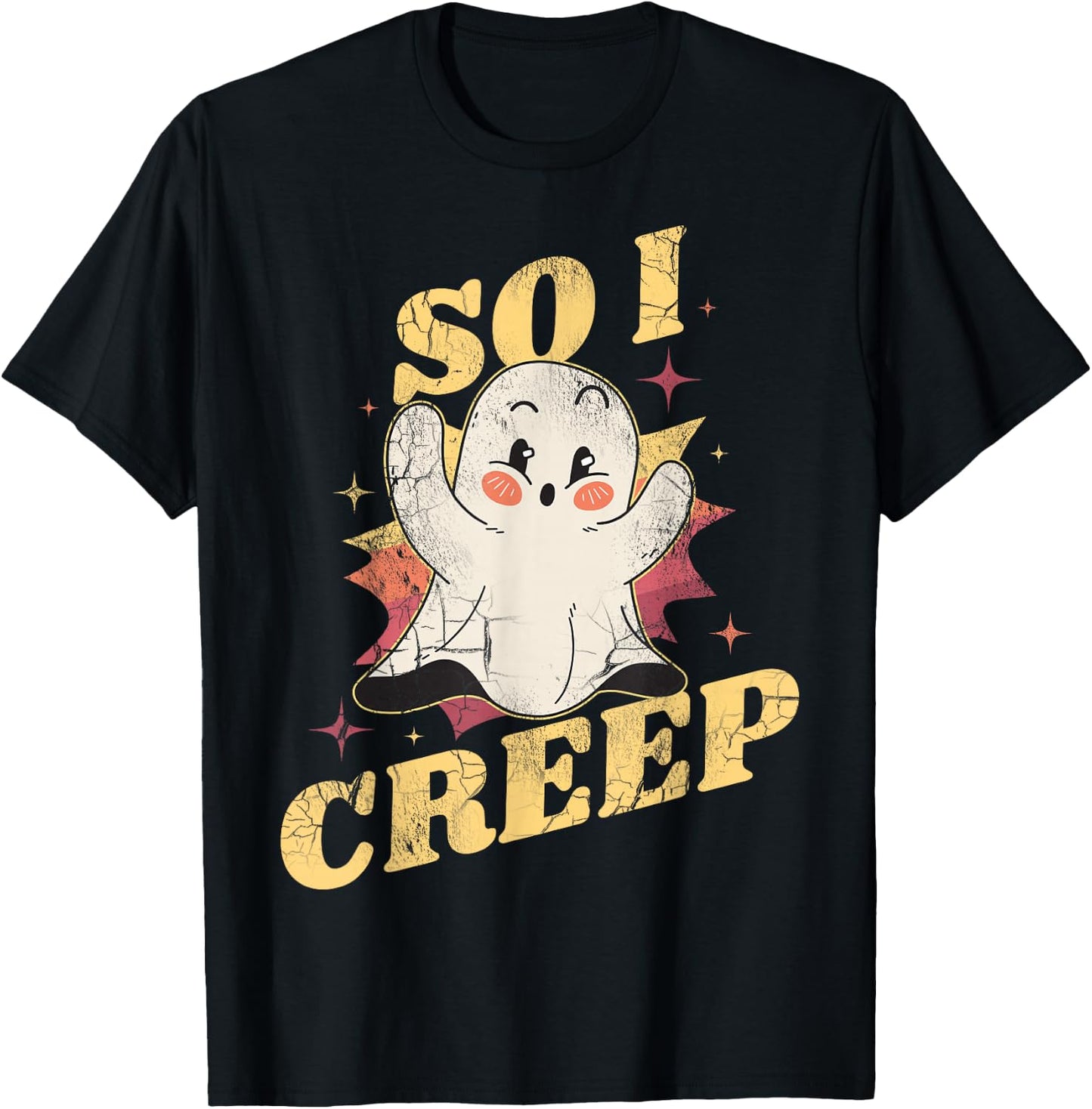 Halloween So I Creep T-Shirt - T-Shirt | Black