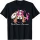 Basset Hound Dog Lover Pink Ribbon Breast Cancer Awareness Men Women T-Shirt - T-Shirt | Black