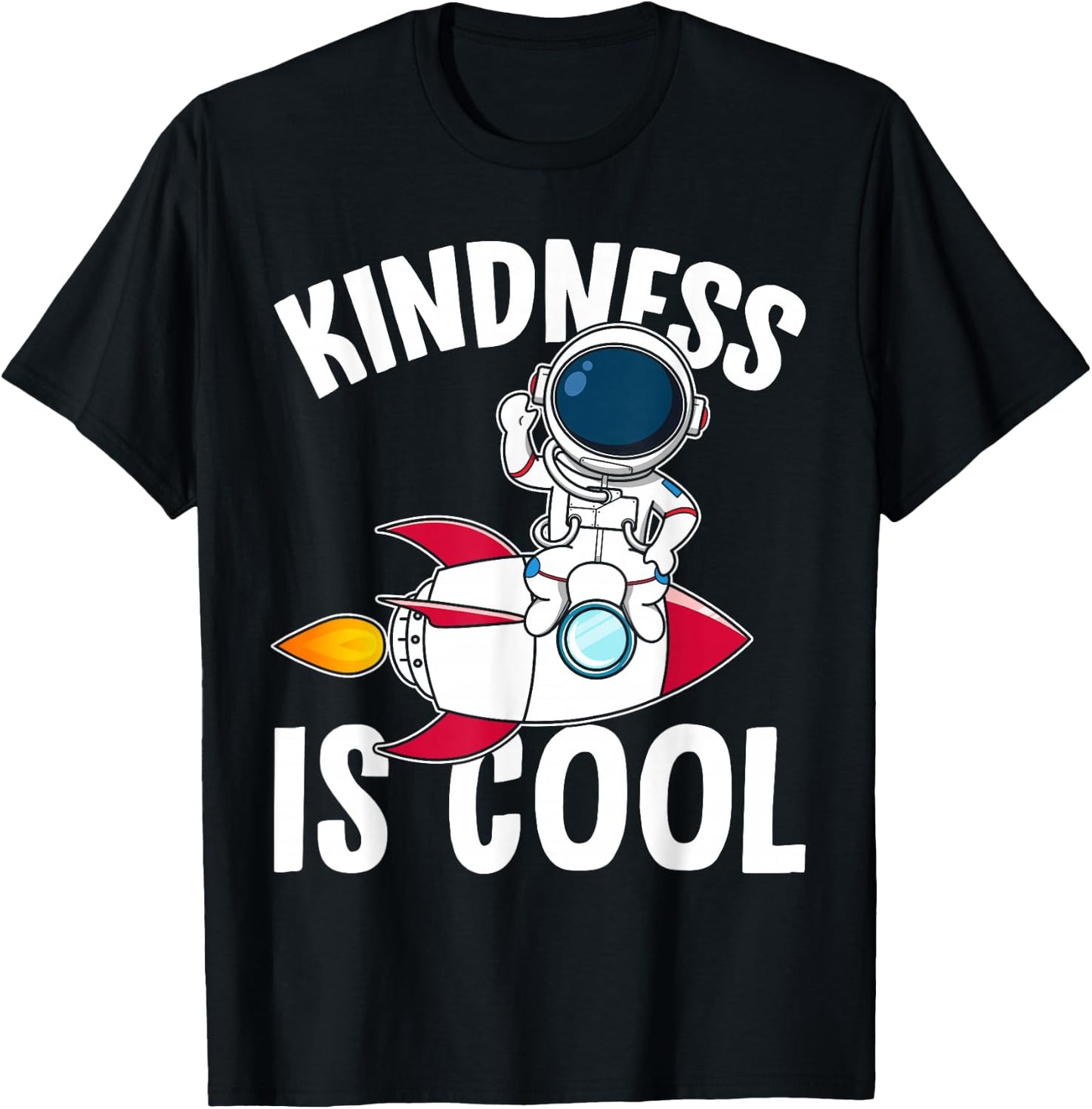 Be Kind Kids Kindness is Cool Boys T-Shirt - T-Shirt | Black