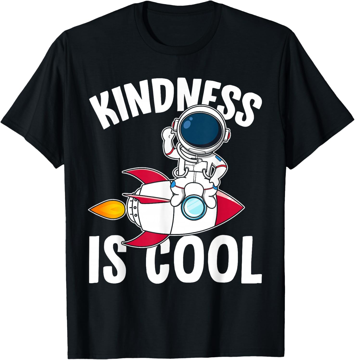 Be Kind Kids Kindness is Cool Boys T-Shirt - T-Shirt | Black