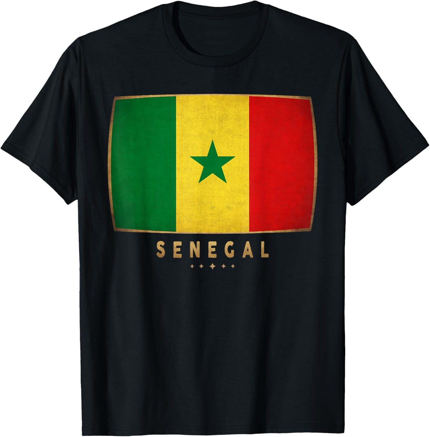 Senegal Flag - Funny Senegal Jersey Women Kids T-Shirt - T-Shirt | Black