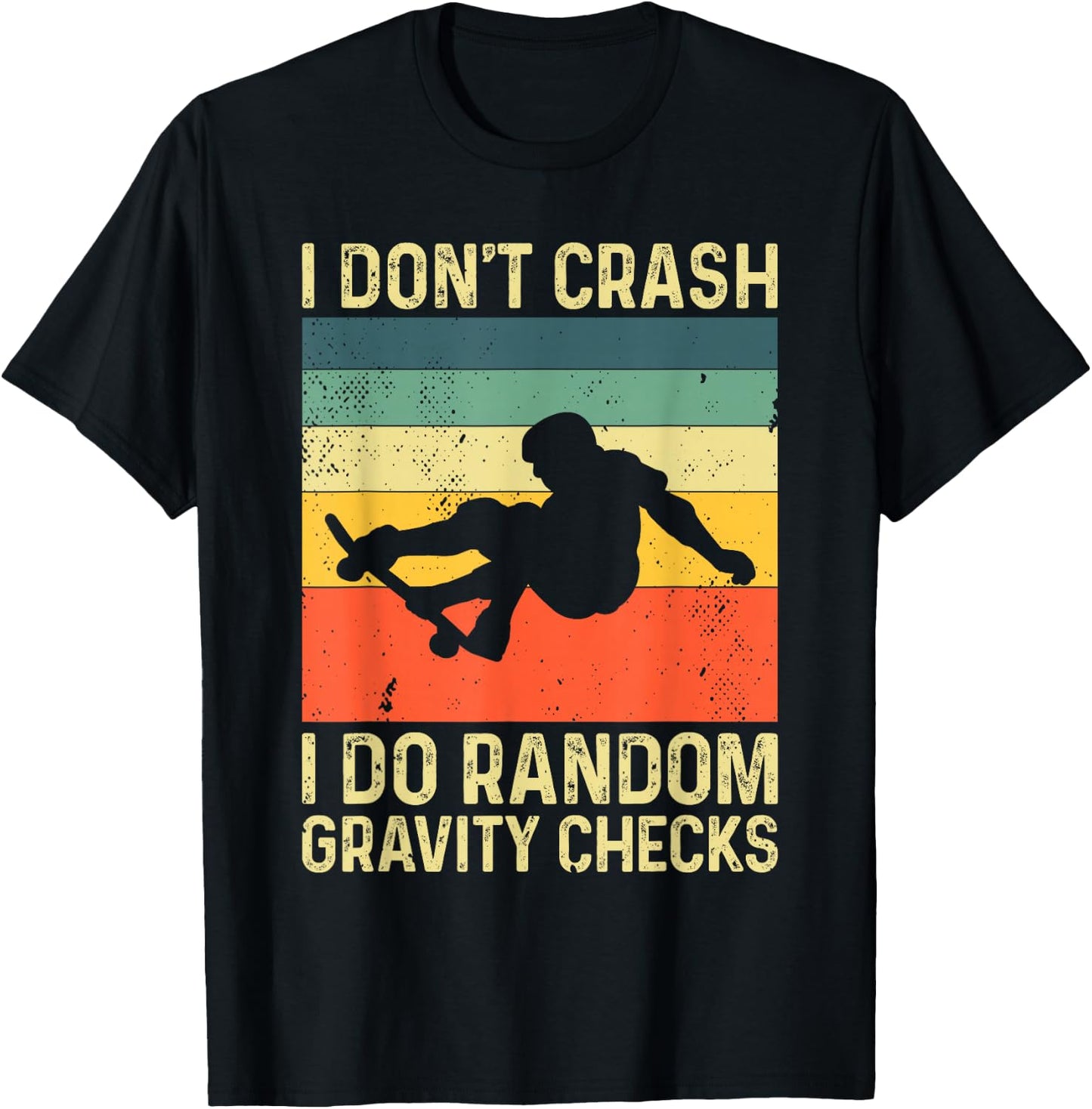 Cool Skateboard Art Women Skateboarding Skate Board T-Shirt - T-Shirt | Black