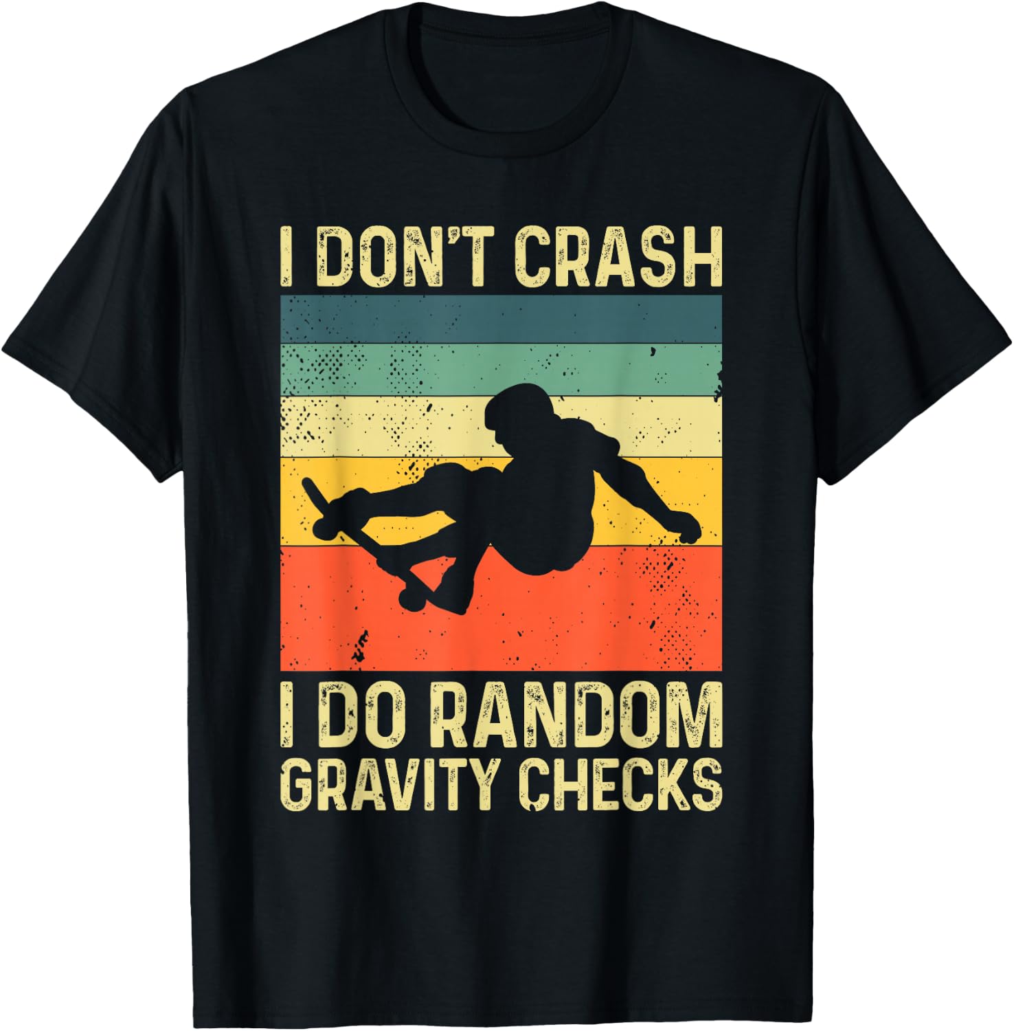 Cool Skateboard Art Women Skateboarding Skate Board T-Shirt - T-Shirt | Black
