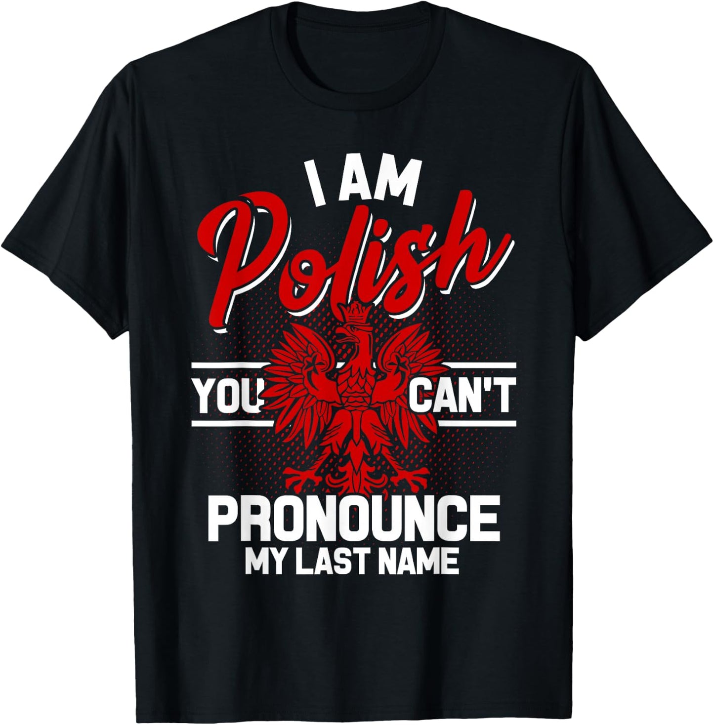 Polish Poland for Poland Polska Polin Eagle Krakow T-Shirt - T-Shirt | Black