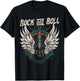 Rock and Roll Guitar Vintage Rock Music T-Shirt - T-Shirt | Black