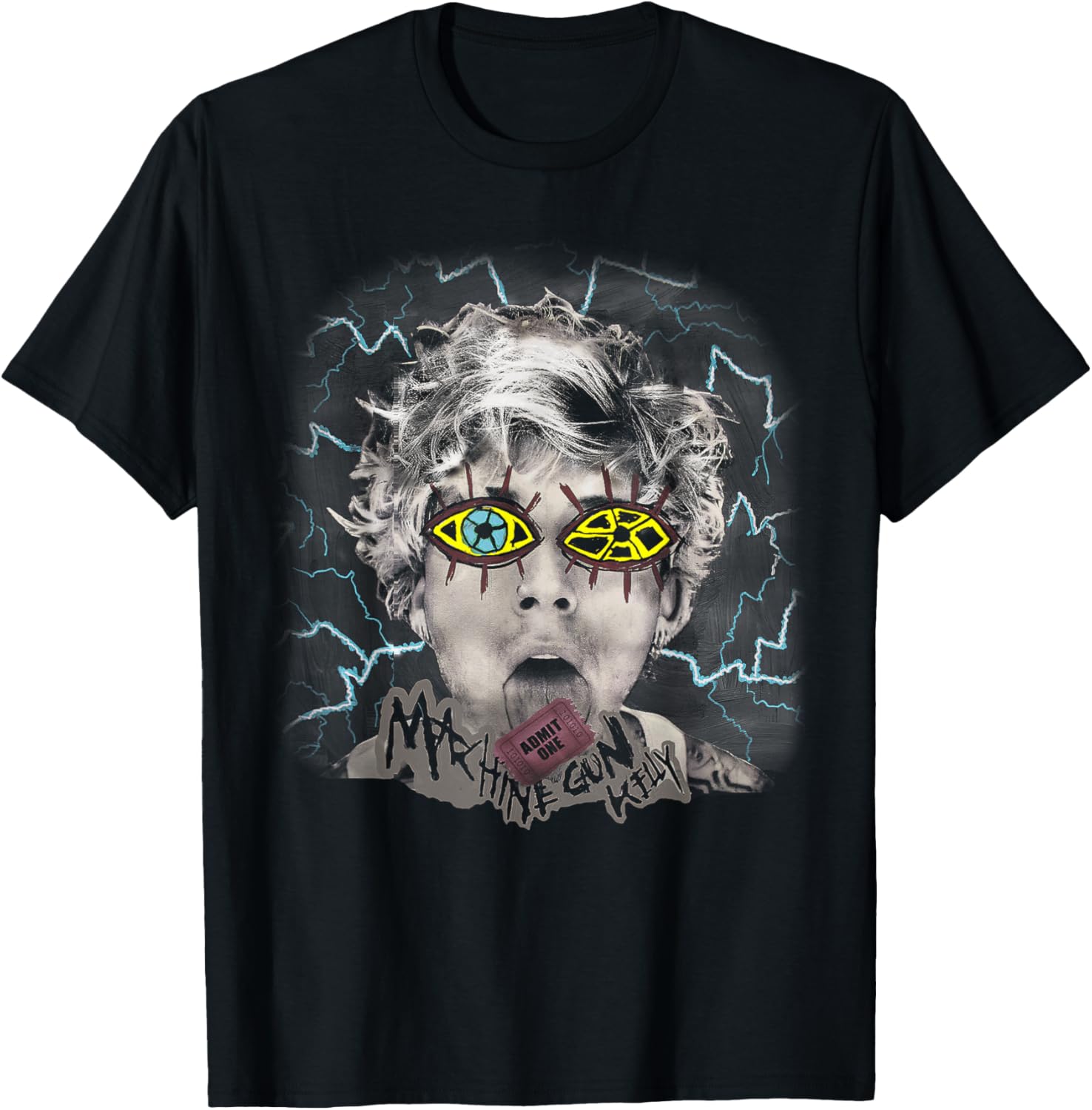 Official Machine Gun Kelly Living Dreams T-Shirt - T-Shirt | Black