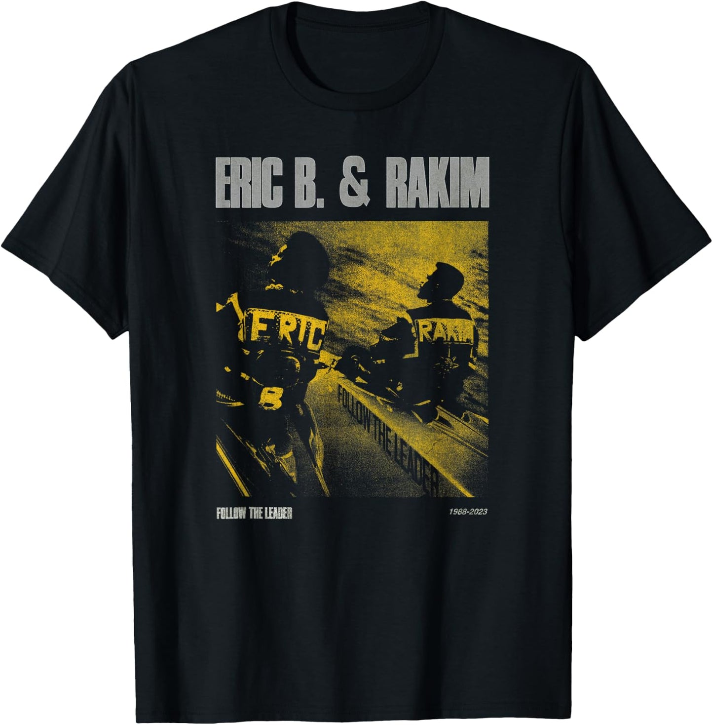 Eric B & Rakim – FTL Hicon Green T-Shirt - T-Shirt | Black