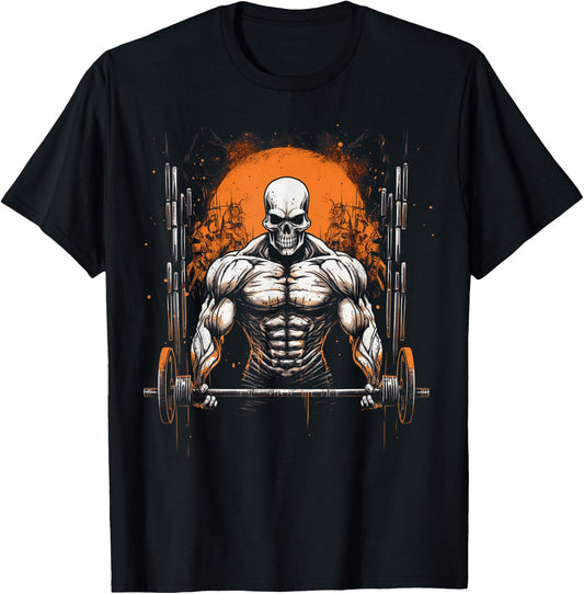 Halloween Weightlifting Gym Body Builder T-Shirt - T-Shirt | Black