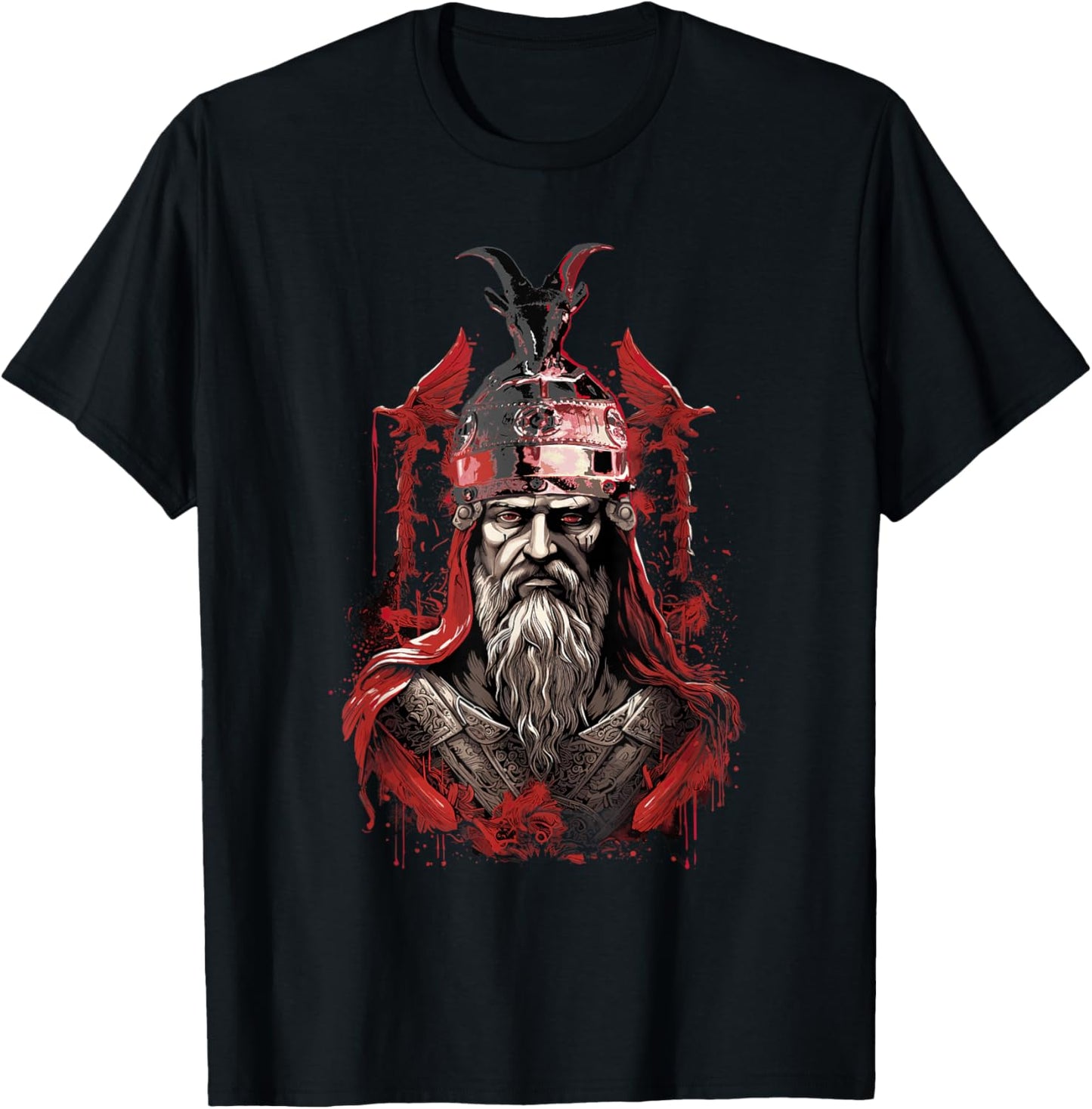 Skanderbeg Albanian National Hero Eagle Kosovo Albanian T-Shirt - T-Shirt | Black