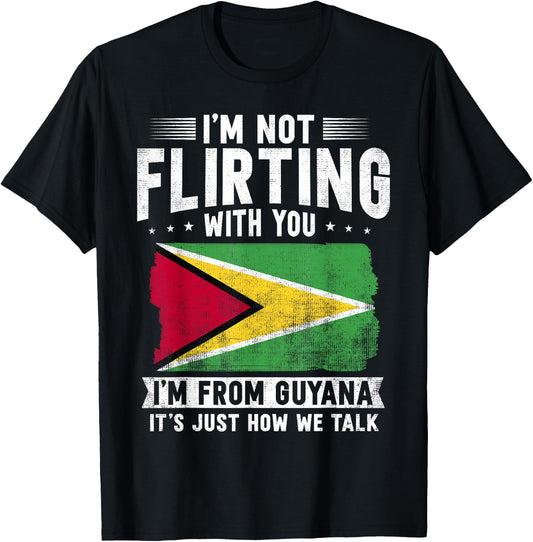 Guyana Flag Guyanese Guyana T-Shirt - T-Shirt | Black