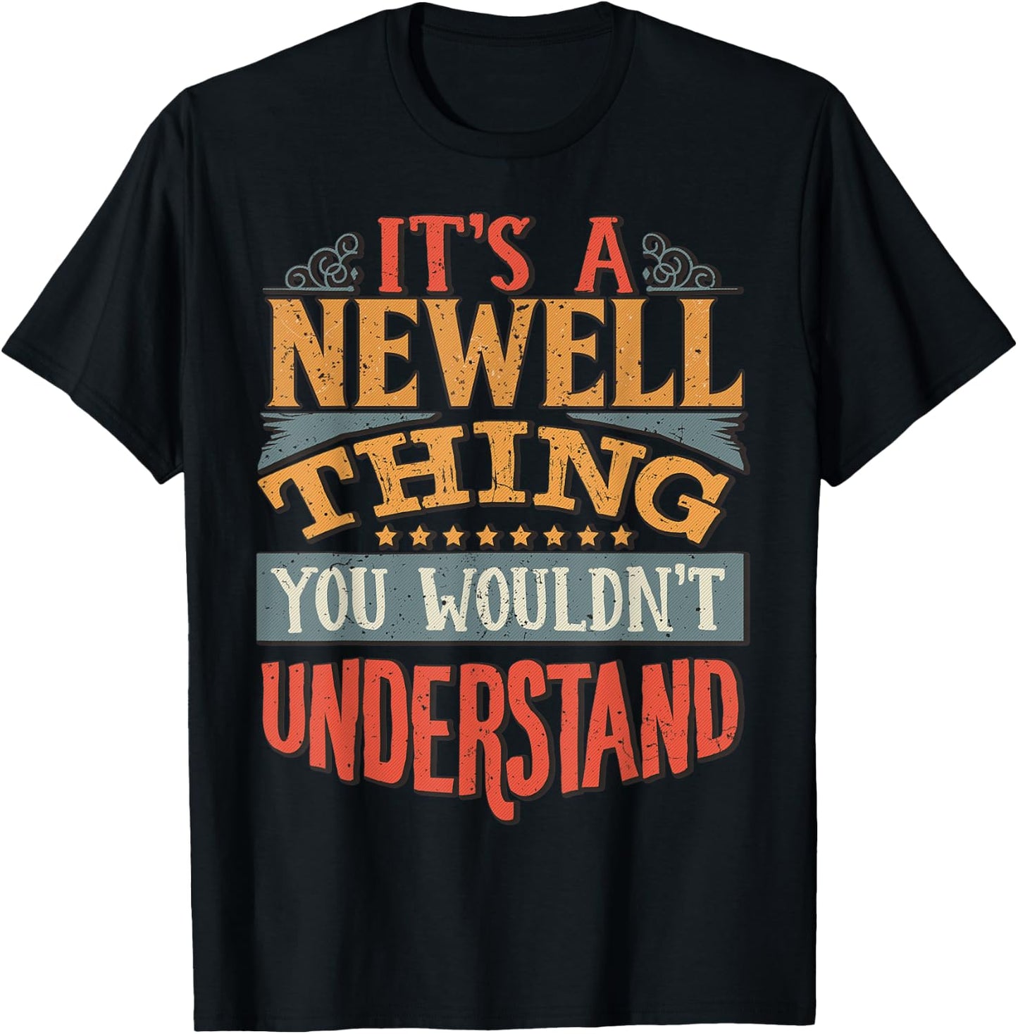 Newell Name T-Shirt - T-Shirt | Black