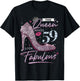This Queen Makes 59 Looks Fabulous Shirt 59th Birthday Women T-Shirt - T-Shirt | Black