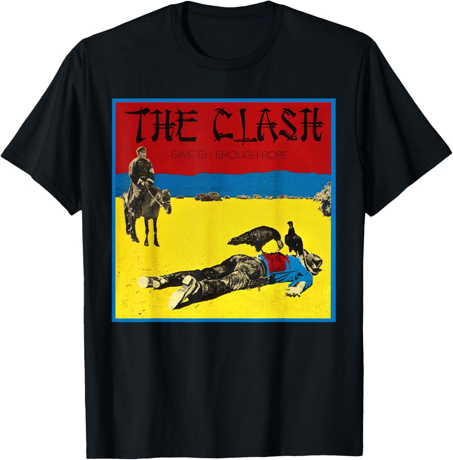 The Clash - Give 'Em Enough Rope T-Shirt - T-Shirt | Black