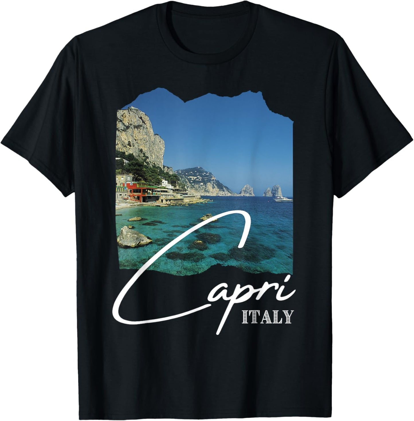 Capri Island - Capri Italy - Capri Souvenir T-Shirt - T-Shirt | Black