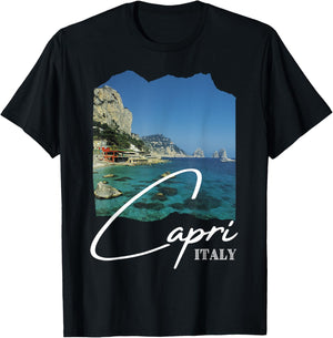 Capri Island - Capri Italy - Capri Souvenir T-Shirt - T-Shirt | Black