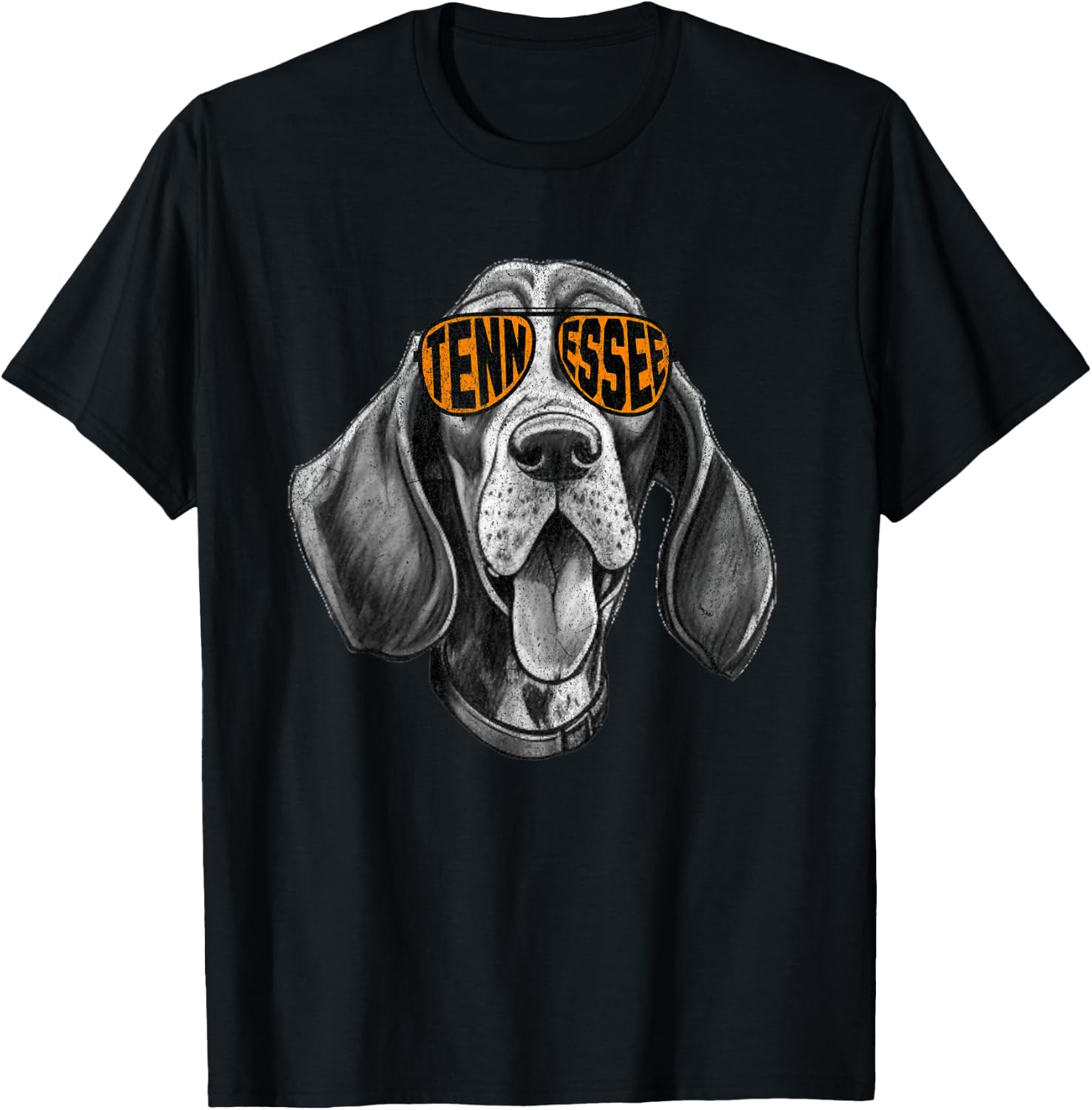 Tennessee Dog Sport Lovers | Tennessee Coonhound Fan T-Shirt - T-Shirt | Black