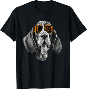 Tennessee Dog Sport Lovers | Tennessee Coonhound Fan T-Shirt - T-Shirt | Black