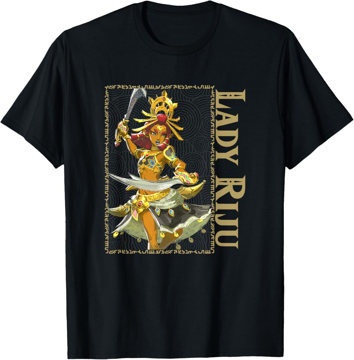 The Legend of Zelda: Breath of the Wild Lady Riju Pure Hero T-Shirt - T-Shirt | Black