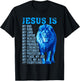 Lion Christian Jesus Is My God King, Lord, and Savior T-Shirt - T-Shirt | Black
