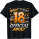Official Adult 18th Birthday Comic Style Awesome Since 2005 T-Shirt - T-Shirt | Black