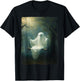 Vintage Halloween Costume Ghost Swing In The Forest Graphic T-Shirt - T-Shirt | Black