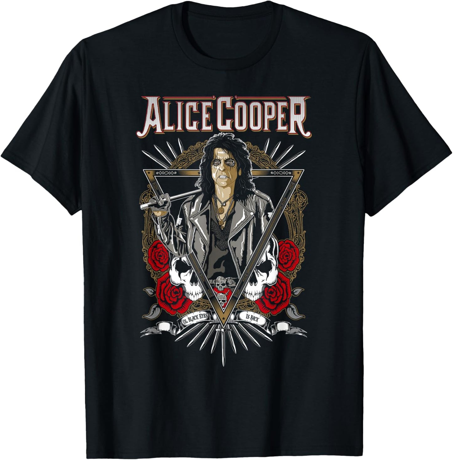 Alice Cooper – Roses T-Shirt - T-Shirt | Black