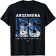 Number and Portrait Randy Arozarena Tampa Bay MLBPA T-Shirt - T-Shirt | Black