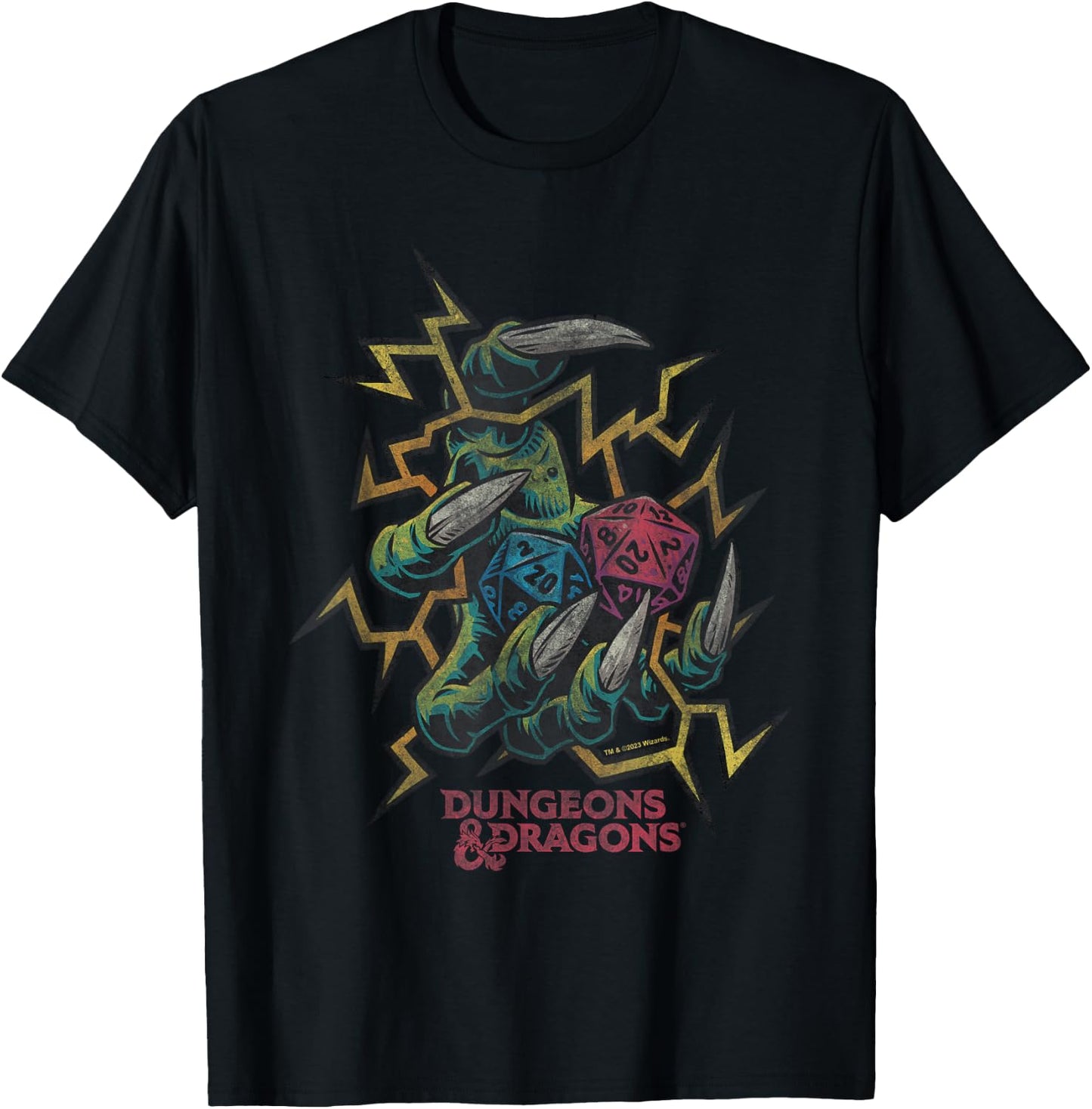 Dungeons & Dragons High Roller T-Shirt - T-Shirt | Black