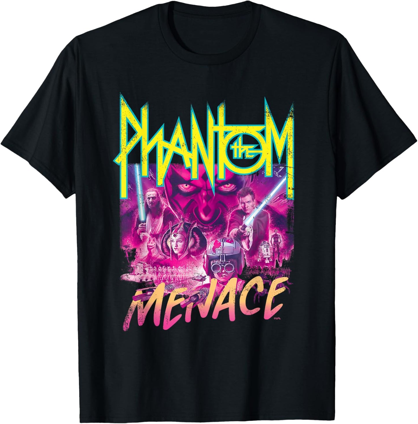 Star Wars: The Phantom Menace Band T-Shirt - T-Shirt | Black