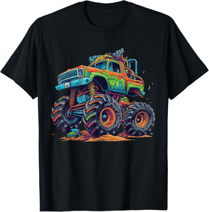 Monster Truck for toddlers Youth & Adults T-Shirt - T-Shirt | Black