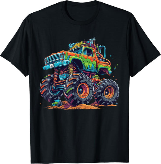Monster Truck for toddlers Youth & Adults T-Shirt - T-Shirt | Black