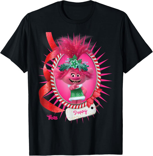 DreamWorks Trolls Poppy Holiday T-Shirt - T-Shirt | Black