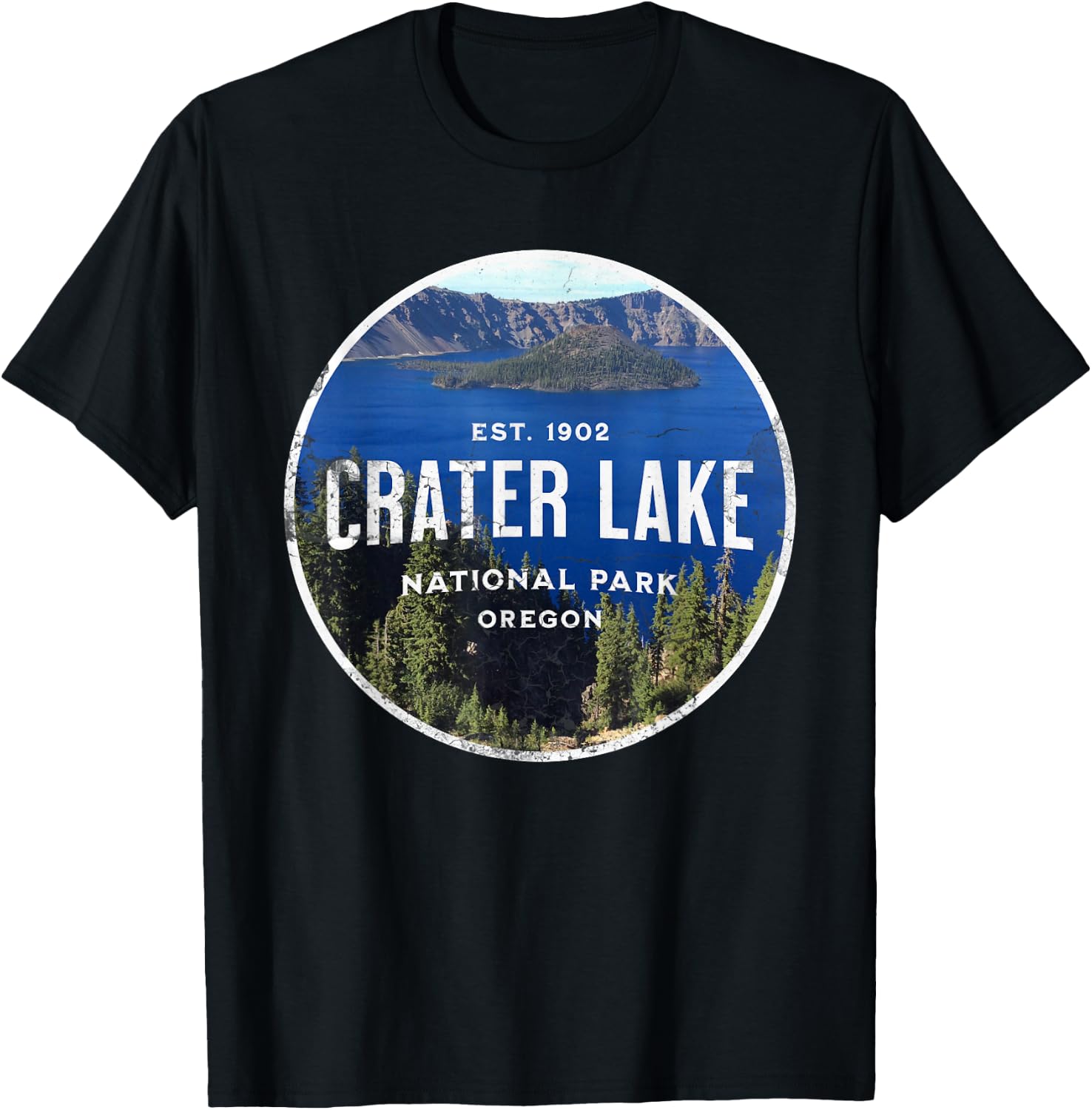 Crater Lake National Park T-Shirt - T-Shirt | Black