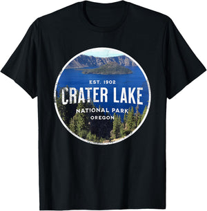 Crater Lake National Park T-Shirt - T-Shirt | Black