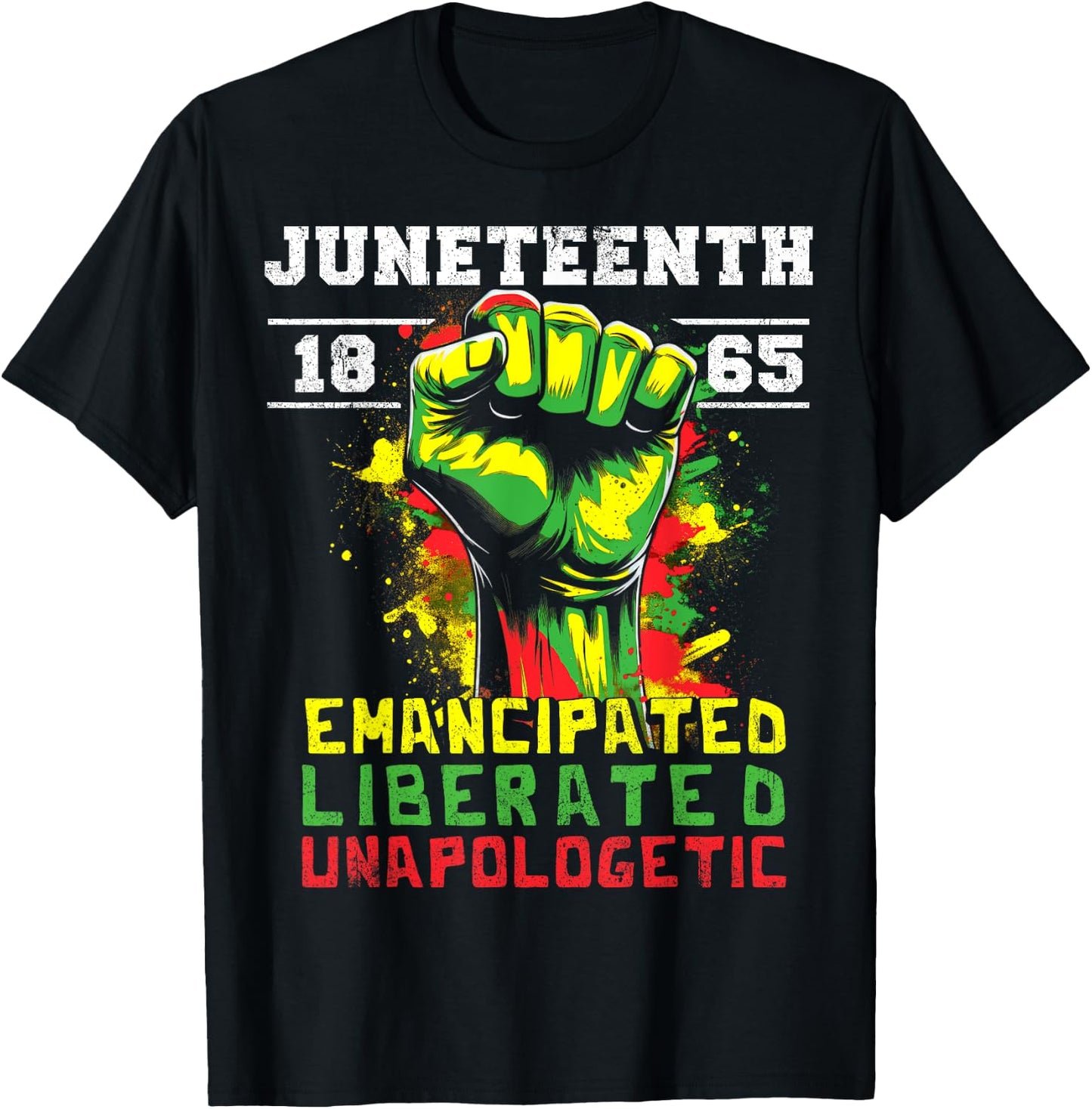 Juneteenth 1865 Black History African American Freedom T-Shirt - T-Shirt | Black