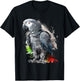 Beautiful African Grey Parrot T-Shirt - T-Shirt | Black