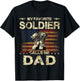 My Favorite Solider Calls Me Dad | Proud Army Dad T-Shirt - T-Shirt | Black