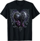 Spiral Original - Raven Heart - Gothic Ravens T-Shirt - T-Shirt | Black