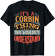 Corbin Name T-Shirt - T-Shirt | Black
