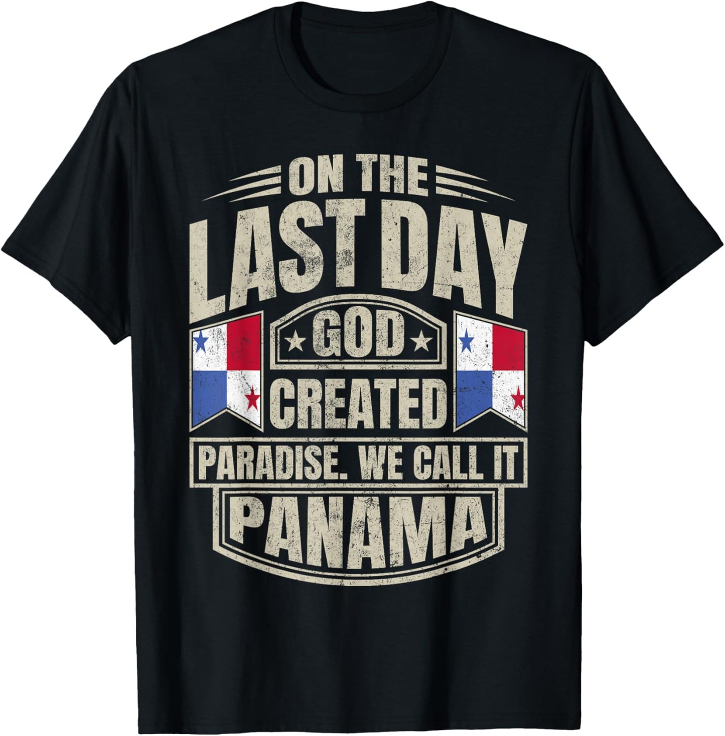 Panamanian Men & Women Panama T-Shirt - T-Shirt | Black