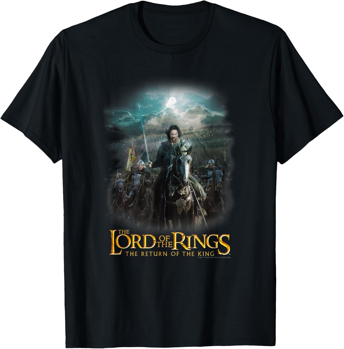 The Lord of the Rings The Return Of The King Epic Poster T-Shirt - T-Shirt | Black