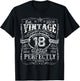 Vintage 2006 Limited Edition 18 Year Old Gifts 18th Birthday T-Shirt - T-Shirt | Black