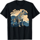 Surrealism Japanese Painting Presa Canario dog Women Kids T-Shirt - T-Shirt | Black