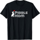 Proud Pibble Mom, Pitbull Mom, Pittie Mom, Women's Pitbull T-Shirt - T-Shirt | Black