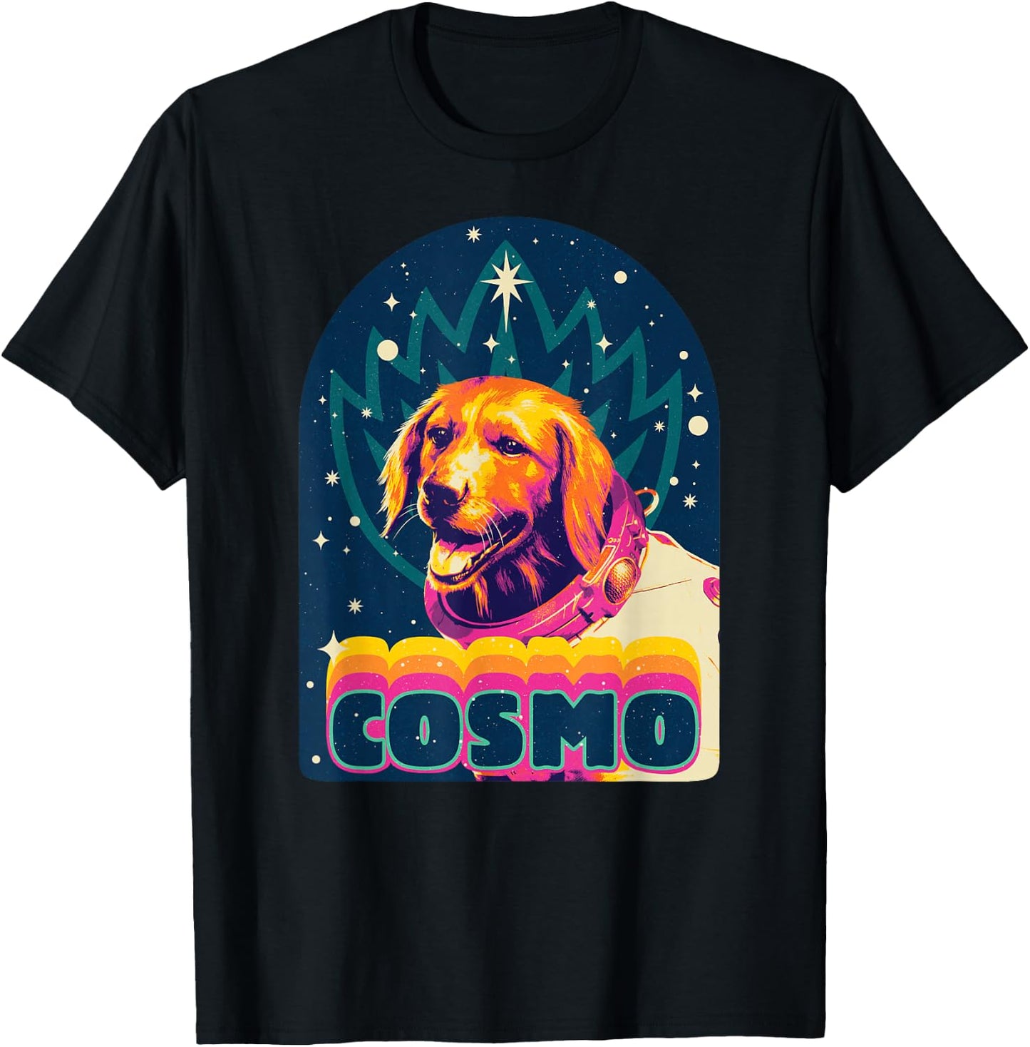 Marvel Guardians of The Galaxy Volume 3 Cosmo Album Retro T-Shirt - T-Shirt | Black